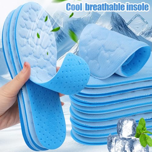 2 pares de plantillas frescas para pies, talla 45-46 miniatura 3