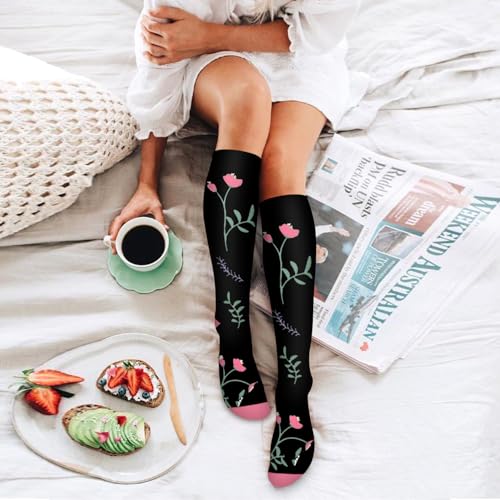 Image of Bluemaple 6 Pack Copper Compression Socks for Women and Men Circulation-Best Support for Medical, Running,Nursing,Athletic