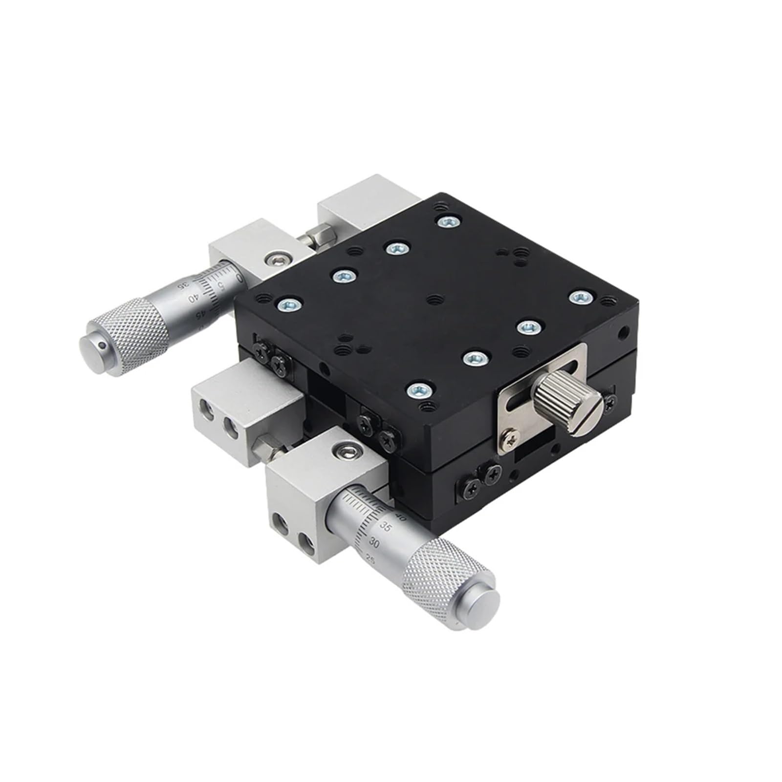 Micrometro XY LY100 100x100mm Tavolo Scorrevole con Spostamento Guida di Scorrimento XY100-C XY100-R XY100-L (LY100-R XY)