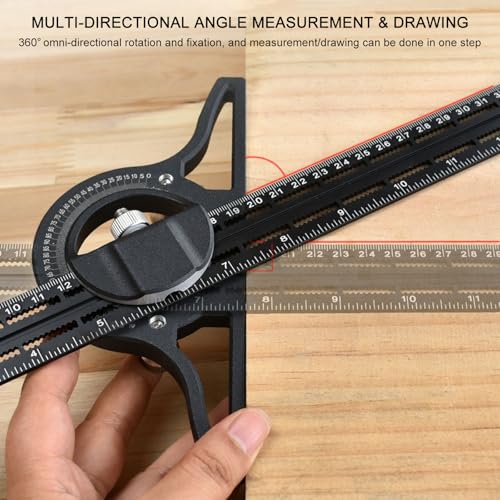Règle à angle droit de combinaison précise pour réussir vos projets de construction - 6