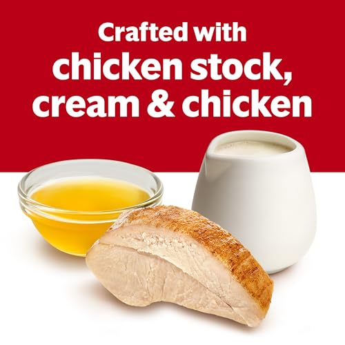 Image of Campbell's Condensed Healthy Request Cream of Chicken Soup, 10.5 oz. Can (Pack of 12) (Packaging May Vary)