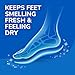 Dr. Scholl's® Stay Odor-Free & Dry Comfort Insoles with Odor-X®, Unisex Inserts, 1 Pair, Full Length Trim to Fit Men's Shoe Sizes (7-13) and Women's Shoe Sizes (5-10)