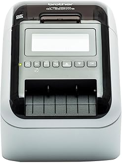 QL820NWBc High Speed Desktop Label Printer | Wireless/USB 2.0| Address Labelling | Wide Format 4 Inch Labels | UK Plug