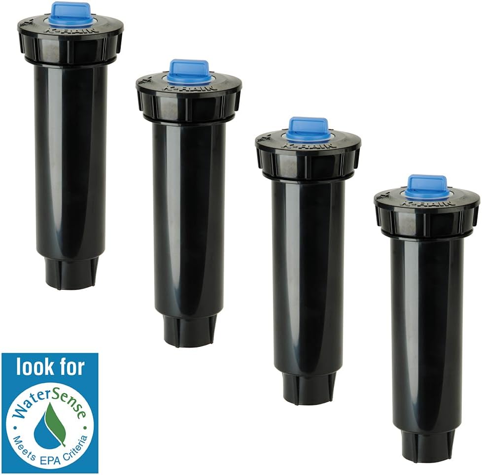 K Rain Pro-S 4" Pop-Up Spray | 30 PSI Pressure Regulator | 4 Pack