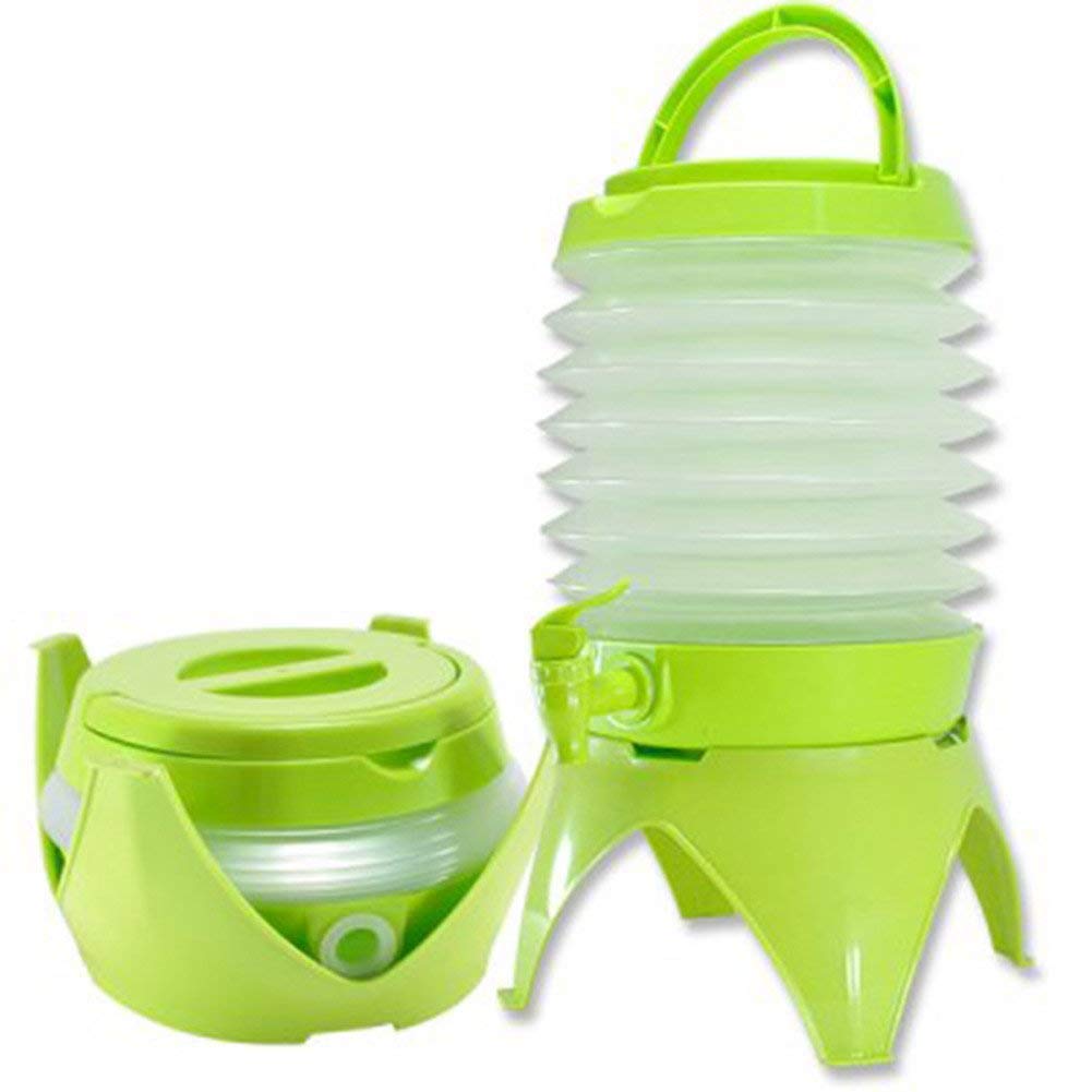 ATETO Plastic Collapsible Beverages Container Cold Drink Dispenser || Folding Water Storage Bucket for Home and Outdoor Party Traveling Picnic (PACK OF 1)