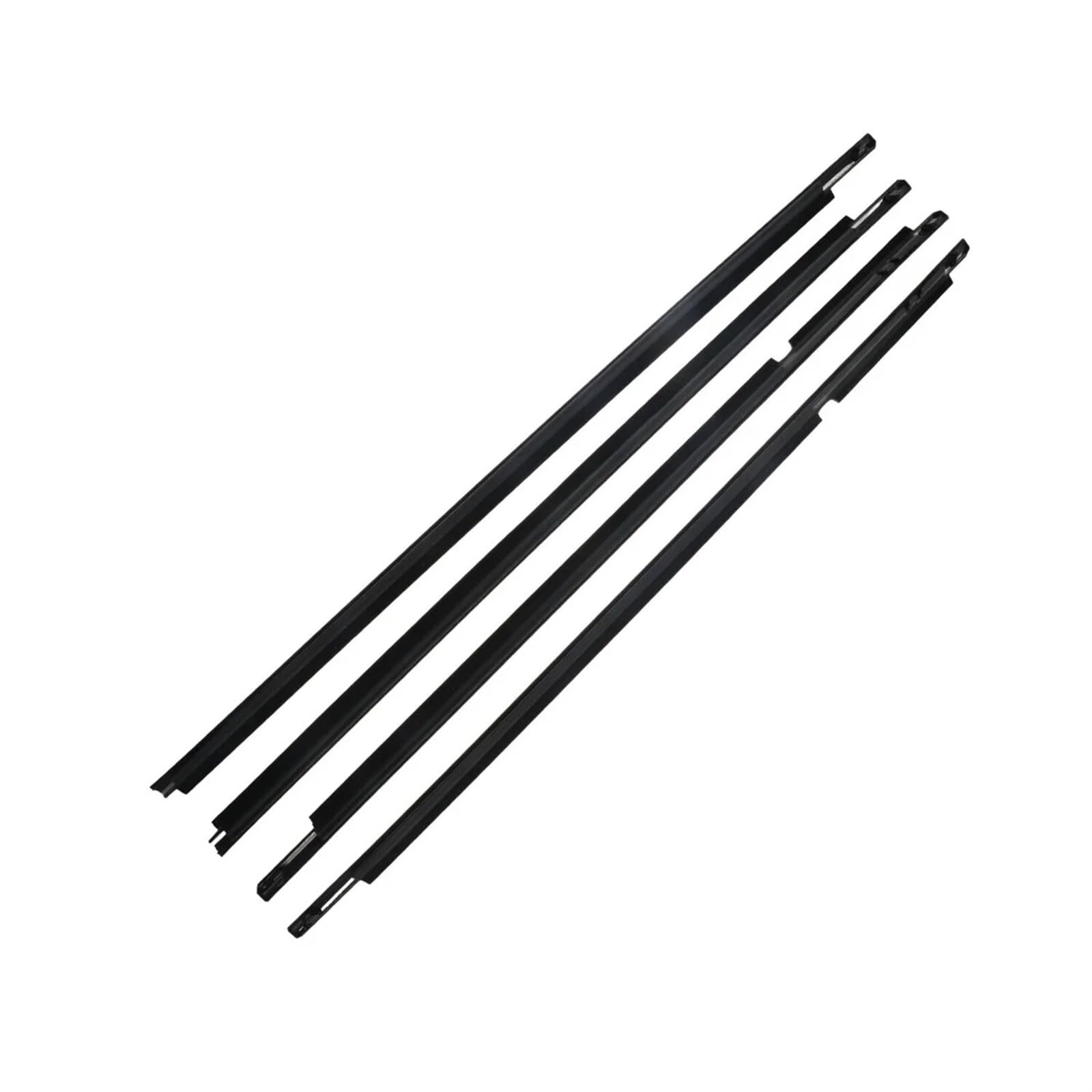 Iukmrt Black For Toyota For Corolla For Altis Sedan Zze122 2003-2007 Outer Windows Rubber Weatherstrip Door Strip Car Door Seal Protector(Black)