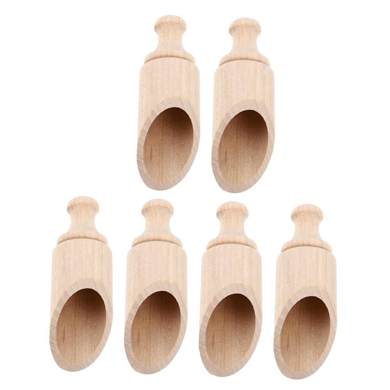 Cuillère à sel en bois Cabilock pour tasses à thé et l'art de la table raffiné
