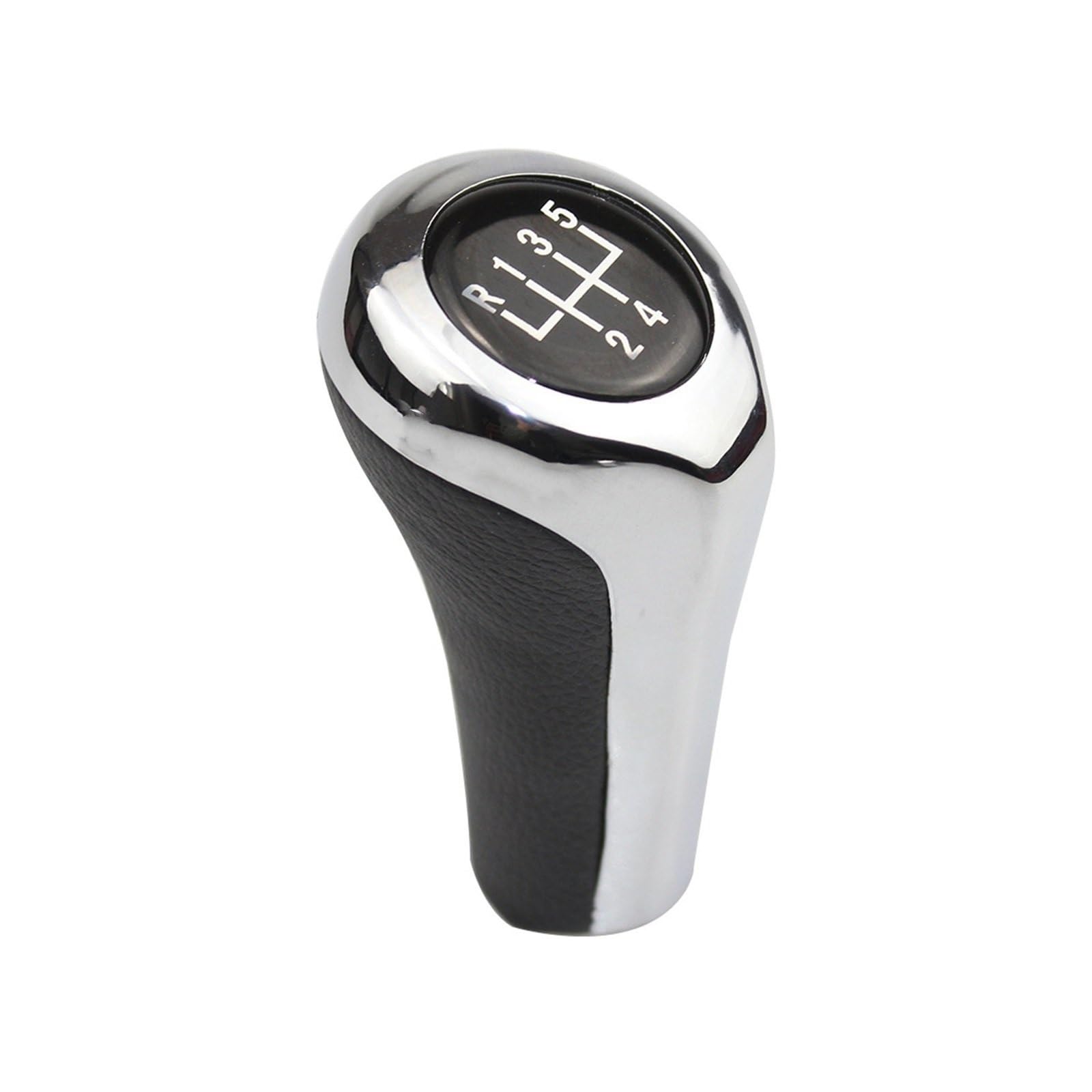 Zyincen Silver Speed Gear Shift Knob For Bmw E84 E83 F25 F26 E53 E85 E86 5/6 Speed Manual Gear Shift Knob Handle Replace(For 5 Speed)