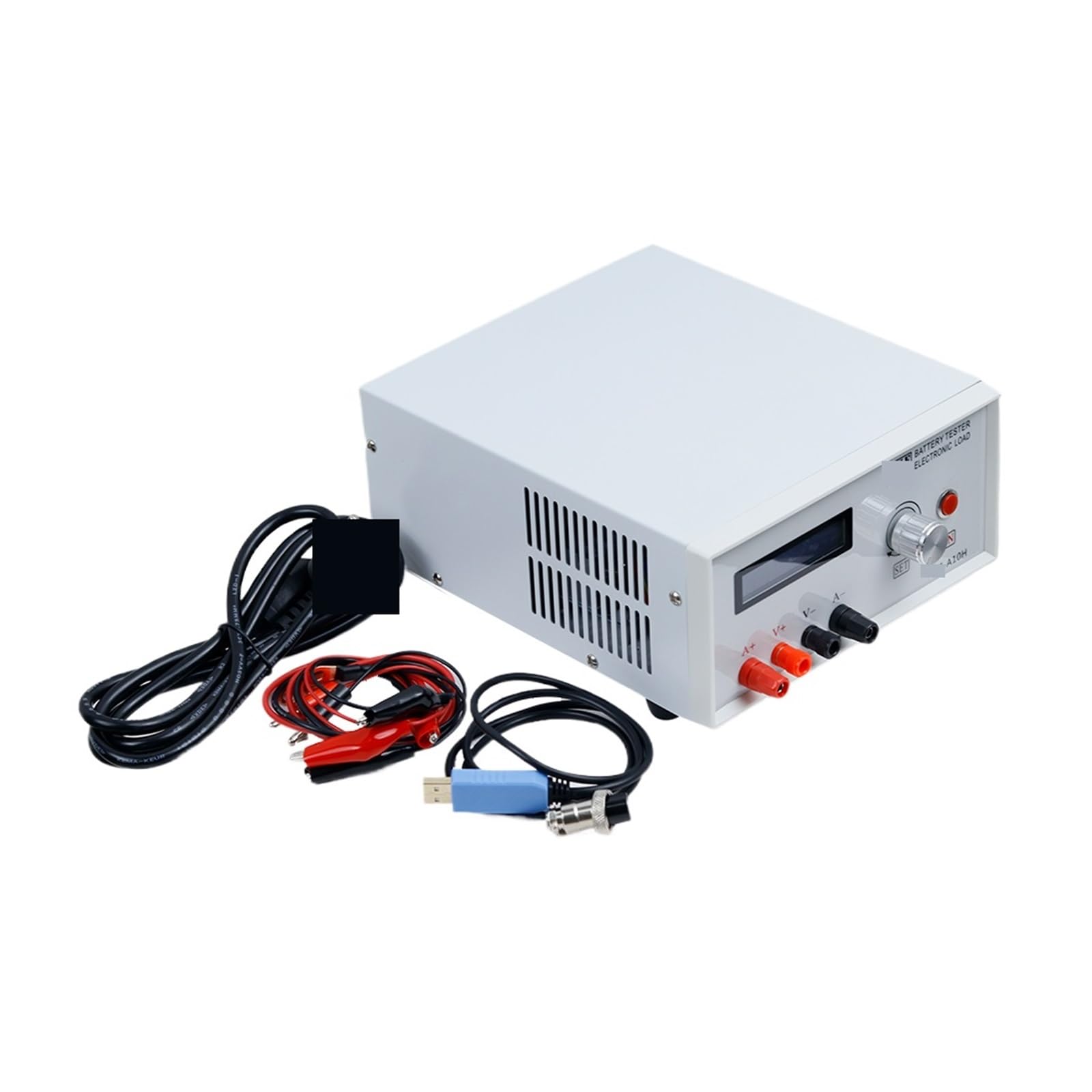 Probador de capacidad batería portátil A10H, comprobador carga y descarga ciclo prueba cabezal potencia electrónica CA 150 W Alta precisión