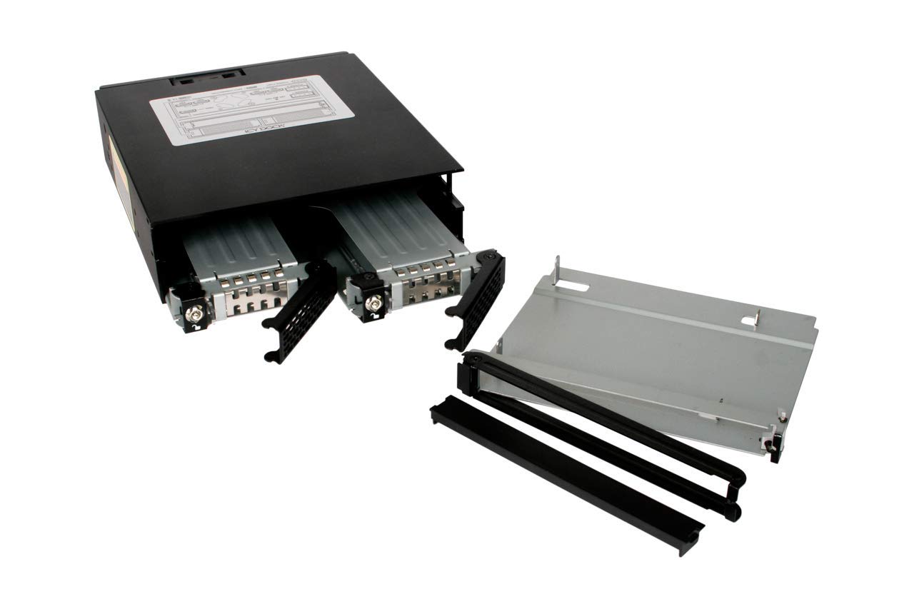 ICY DOCK ToughArmor MB994IKO-3SB - ramka wymienna do 2 x 2,5 cala SATA/SAS SSD/HDD i 1 x SATA Slim ODD 1 x 5,25 cala z zamkami zabezpieczającymi - w pełni metalowa