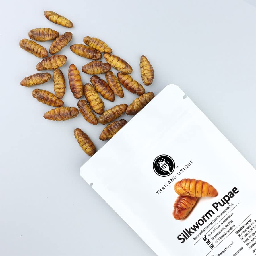 Amazon.co.jp: 食用 安全 昆虫食 シルクワーム silkworm pupae 15g