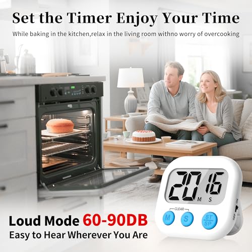 ZILLEEN Digital Kitchen Classroom Timers for Kids Cooking 6pcs MulticolorA β image 4