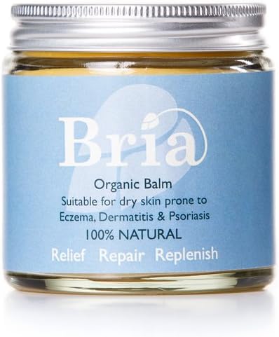 Bria 100% Natural Organic Soothing Balm for Eczema Prone & Dry Skin Suitable for Adults, Children & Babies  Scent Free (60ml)