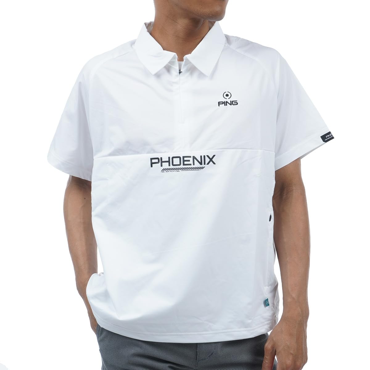 PING - ピン PING  ゴルフウェア メンズ  ハーフジップモックネックシャツ ping ピンゴルフウェアハーフジップモックネックシャツmen's LL