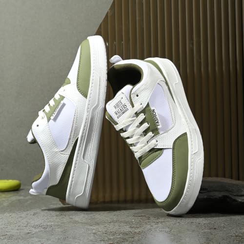 Image of White Walkers Men's White & Multicolor Casual Sneakers for Men