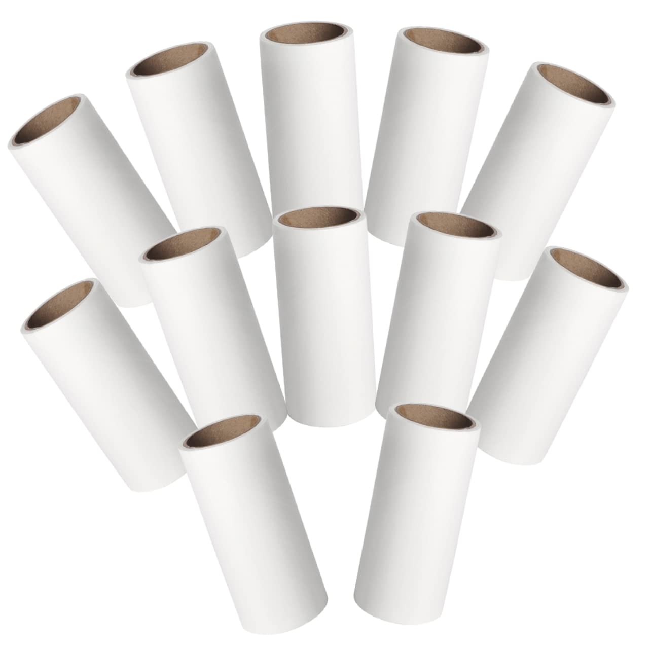Mipcase 12 Piezas De Accesorios De Limpieza De Papel Adhesivo De Rodillo Removedor De Pelo De Perro Removedores De Pelusa Rodillo De Pelusa Portátil Rodillo De Pelusa De Gato Removedor De