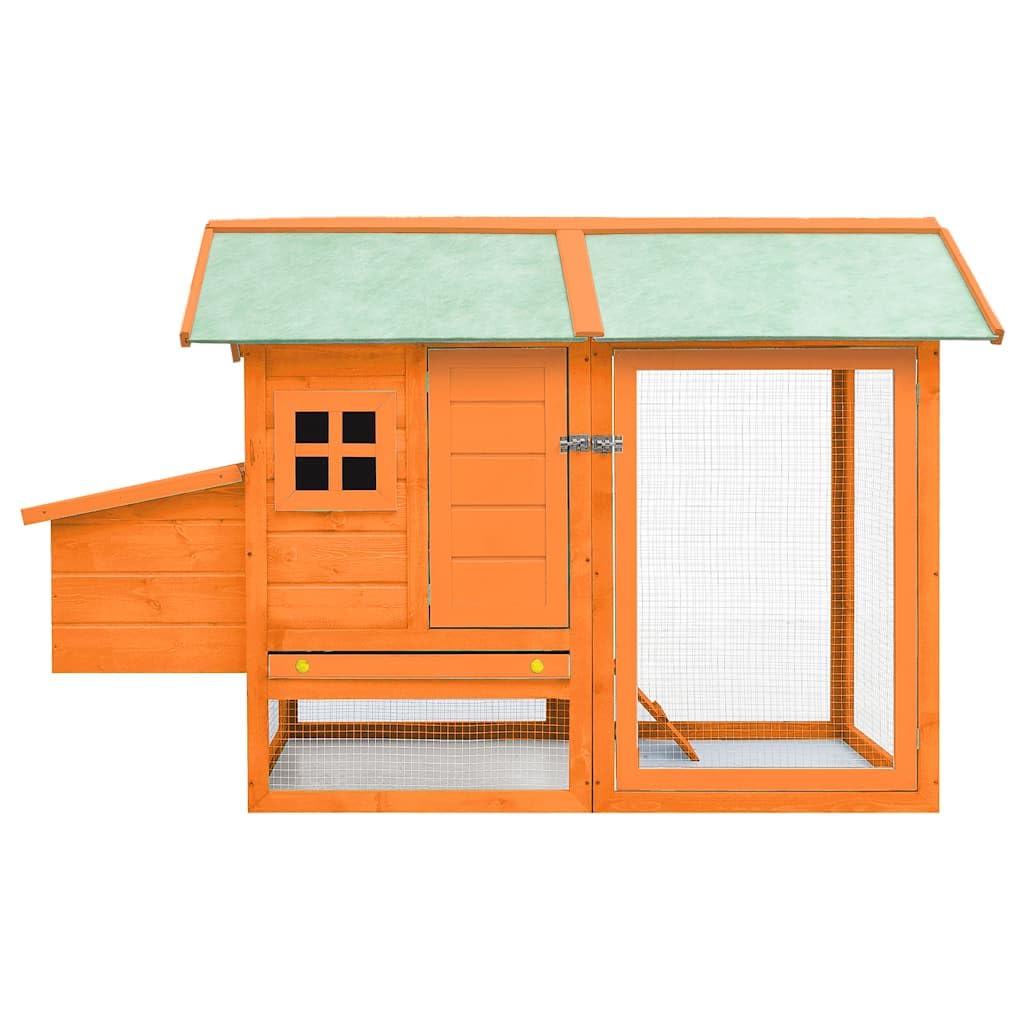Jaula para pollos, 170 x 81 x 110 cm, madera de pino y abeto, jaula para gallinas, gallinas, conejos, gansos, palomas y codornices