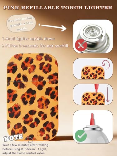 Encendedor recargable con diseño de leopardo miniatura 4
