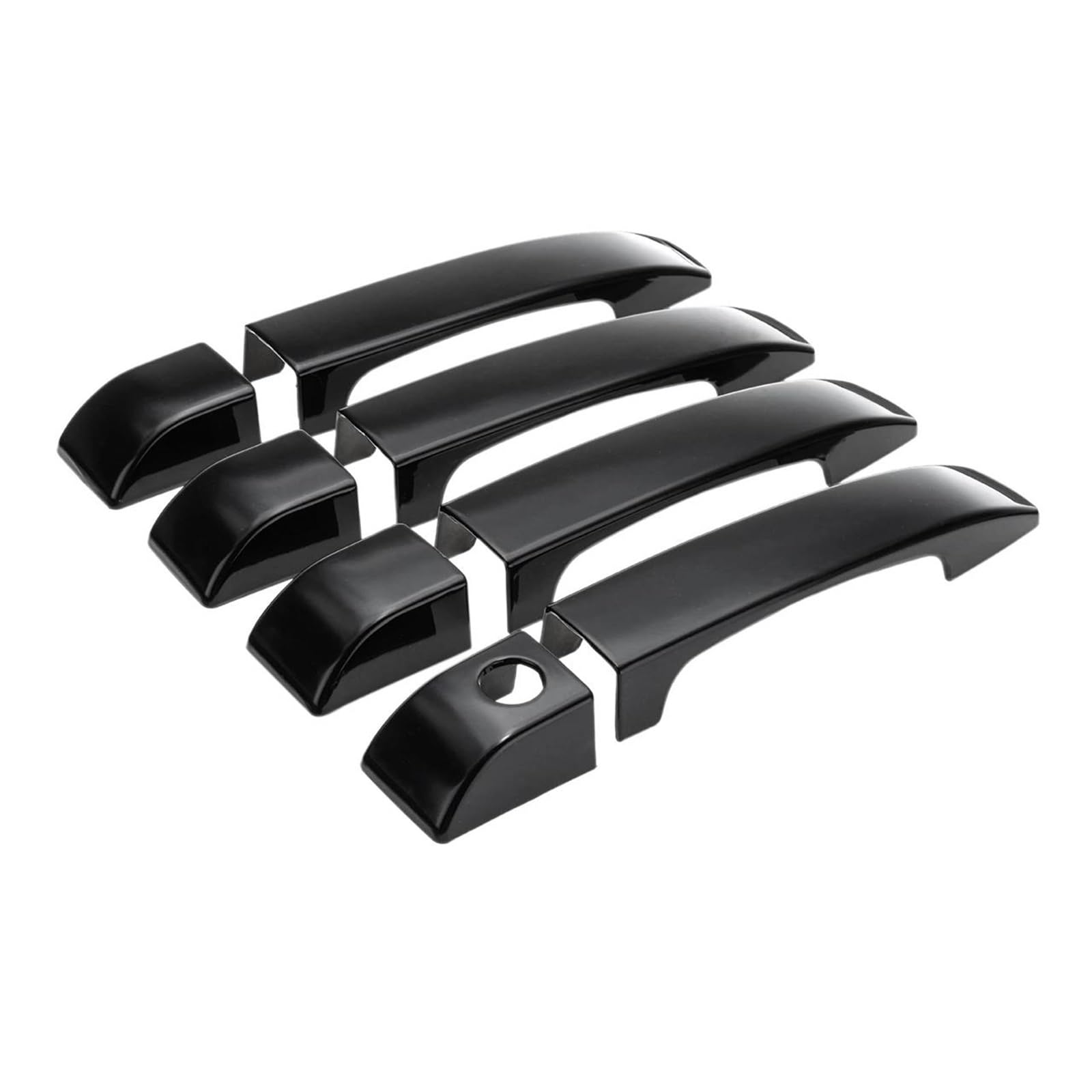 LOLHOIKILM Car Door Handle Covers for Land for Rover for Range for Vogue L322 2002-2012 Car Door Handle Covers Trim Gloss Black Exterior Door Handles Cover Trim Styling Accessories