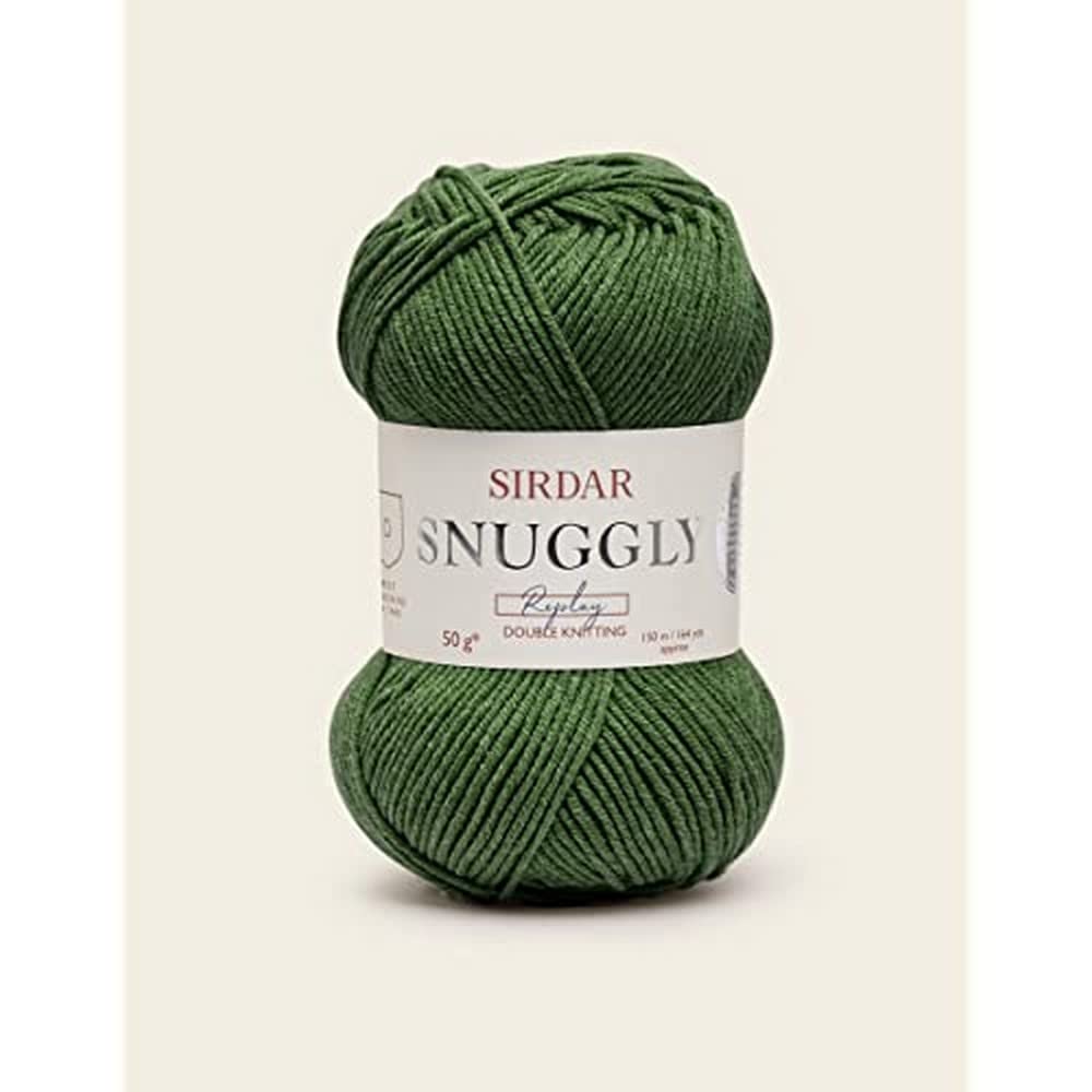 SirdarSnuggly Replay DK Double Knitting, Go Faster Green (124), 50g