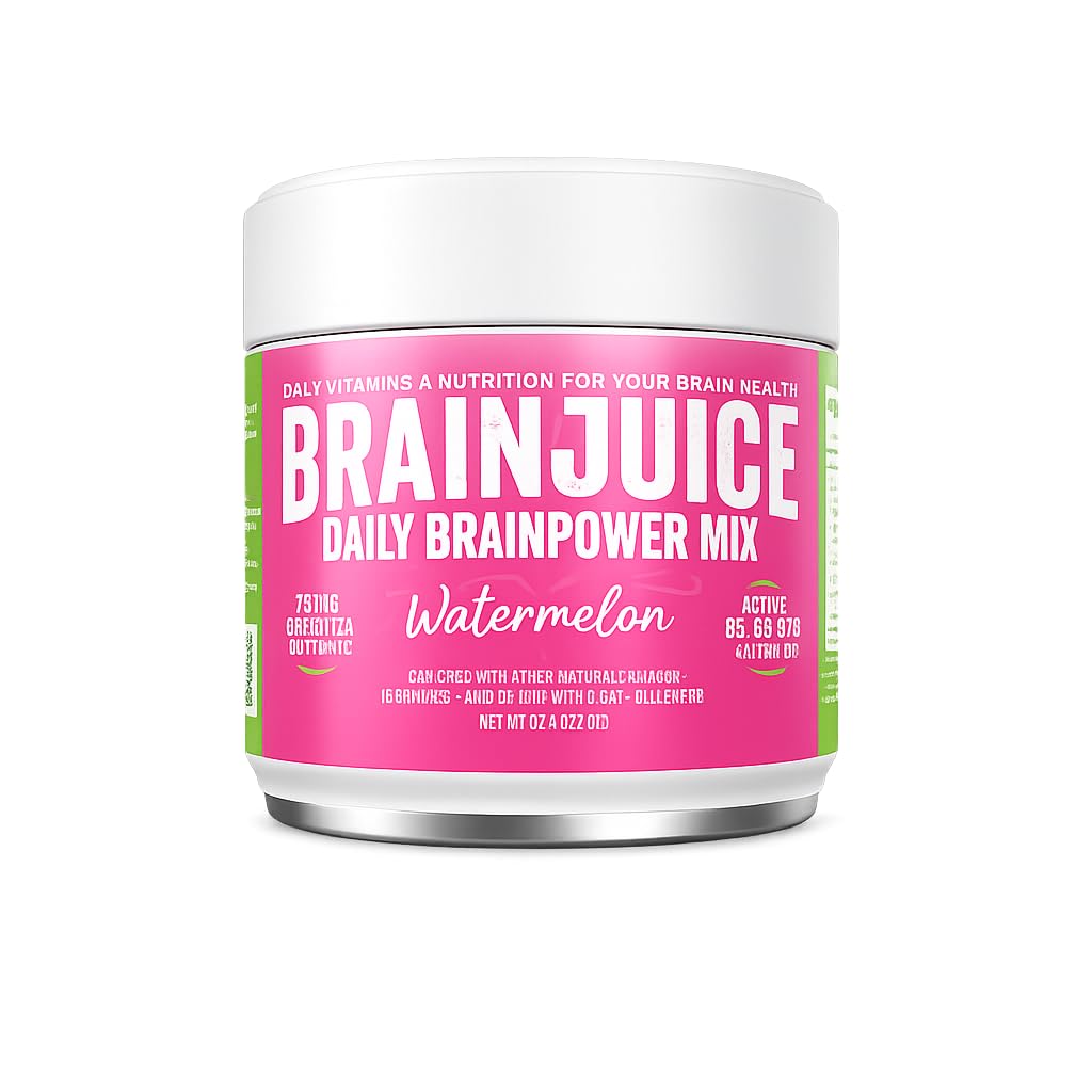 Amazon.com: BrainJuice Nootropics Brain Support Supplement, Gluten
