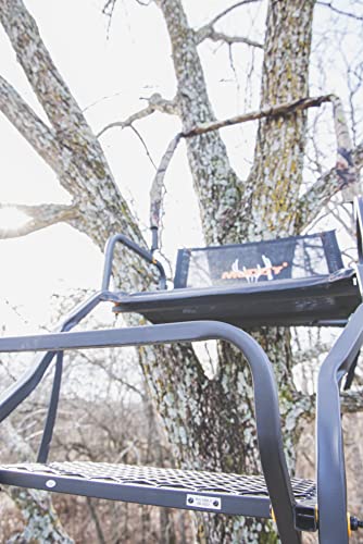 Image of Muddy Sky Rise Ultra-Wide Single Ladder Stand,Black