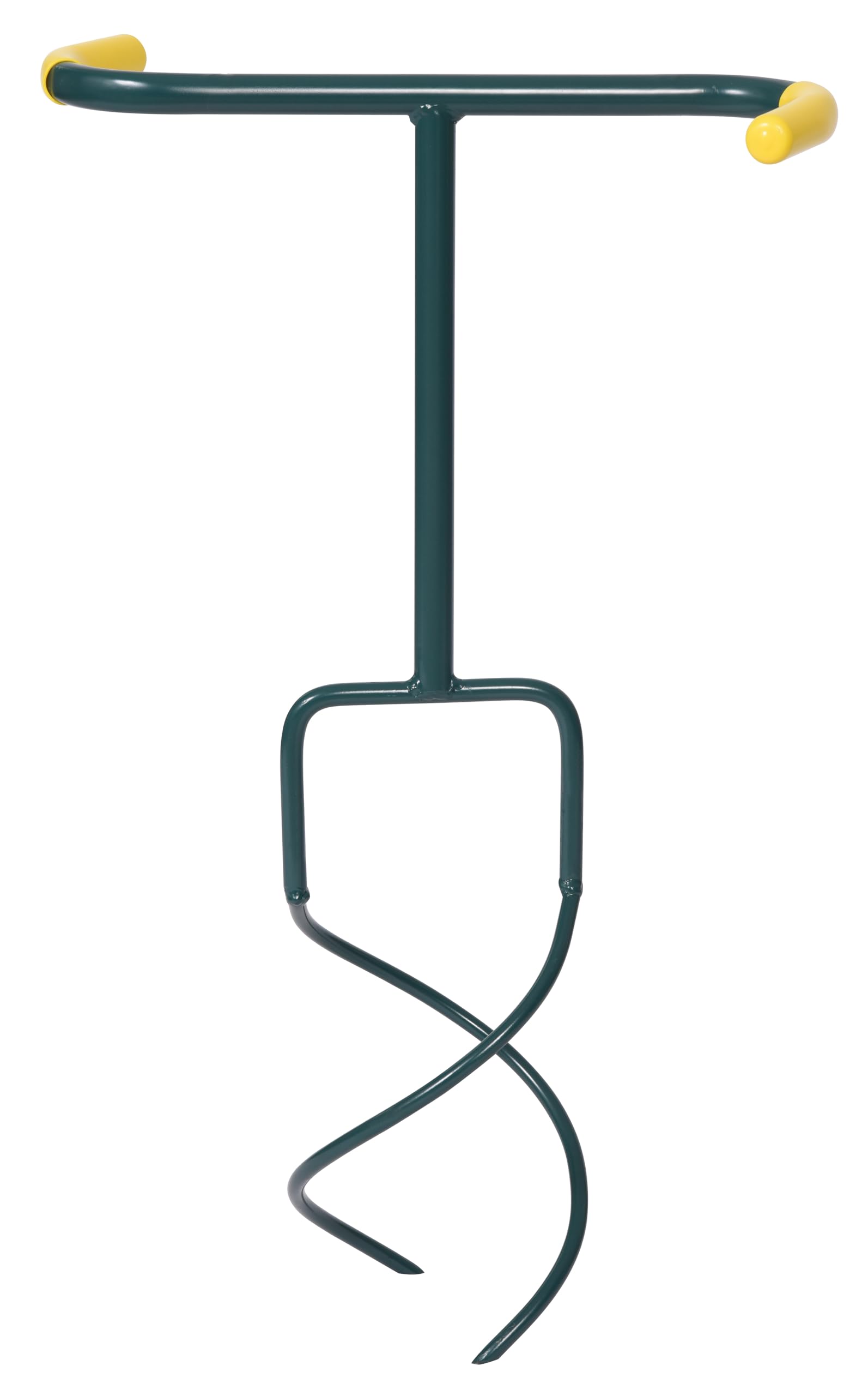 Leborgne, Aérocompost NaturOvert, Vert, Guidon en S permettant Une réduction de l'effort et Un Confort d'utilisation, Dents profilées, Idéal pour mélanger Le Compost