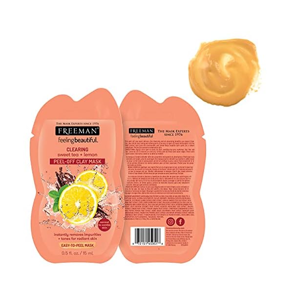 FREEMAN Beauty Facial Mask Variety Pack: Clay, Charcoal, Mud, and Peel Off Beauty Face Masks, 24 Count