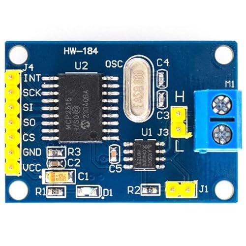 WWZMDiB 3 peças MCP2515 CAN Bus Module Board TJA1050 Receptor SPI Módulo para 51 MCU ARM Controller