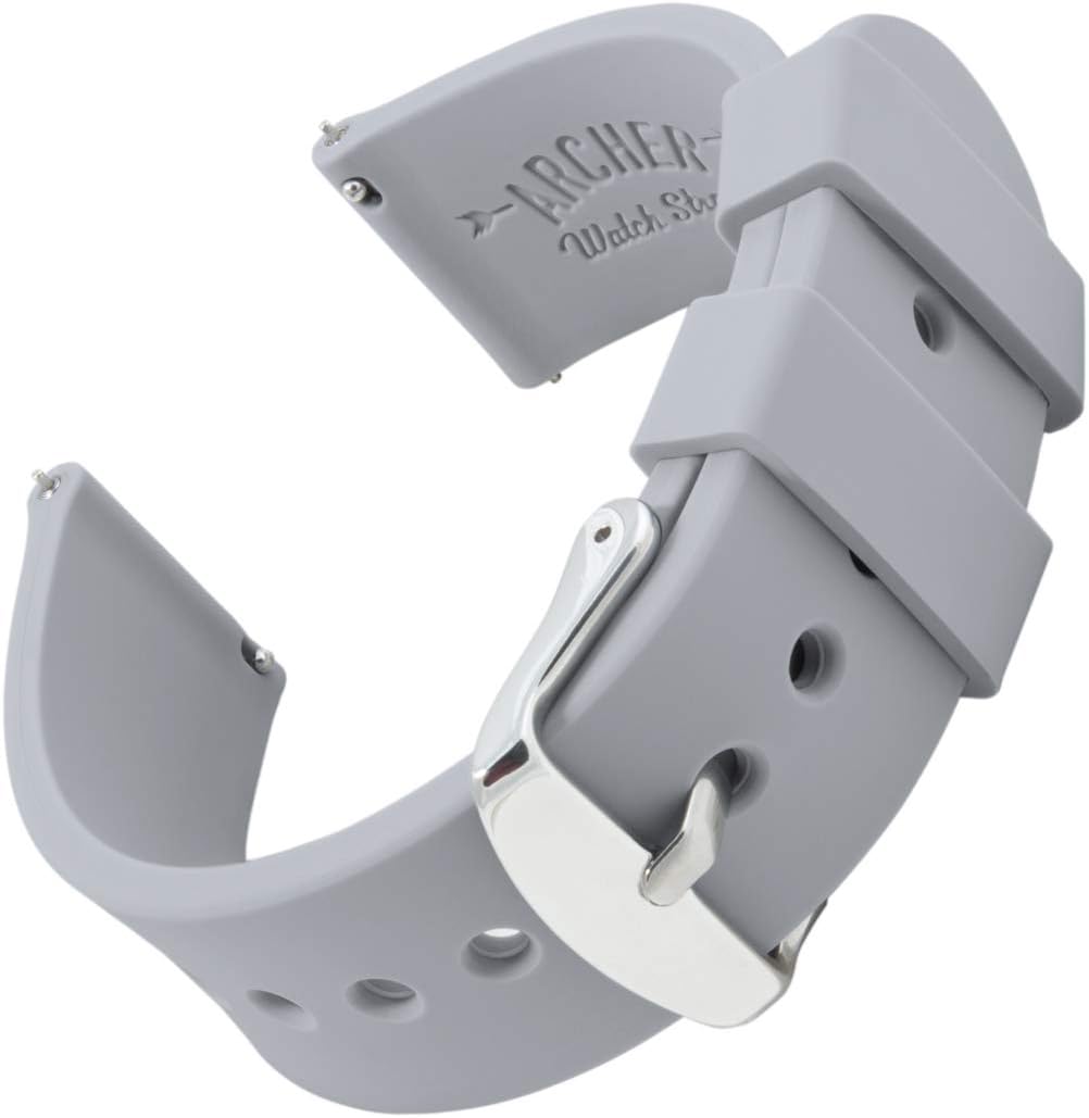 Archer Watch Straps - Soft Silicone Quick Release Watch Bands