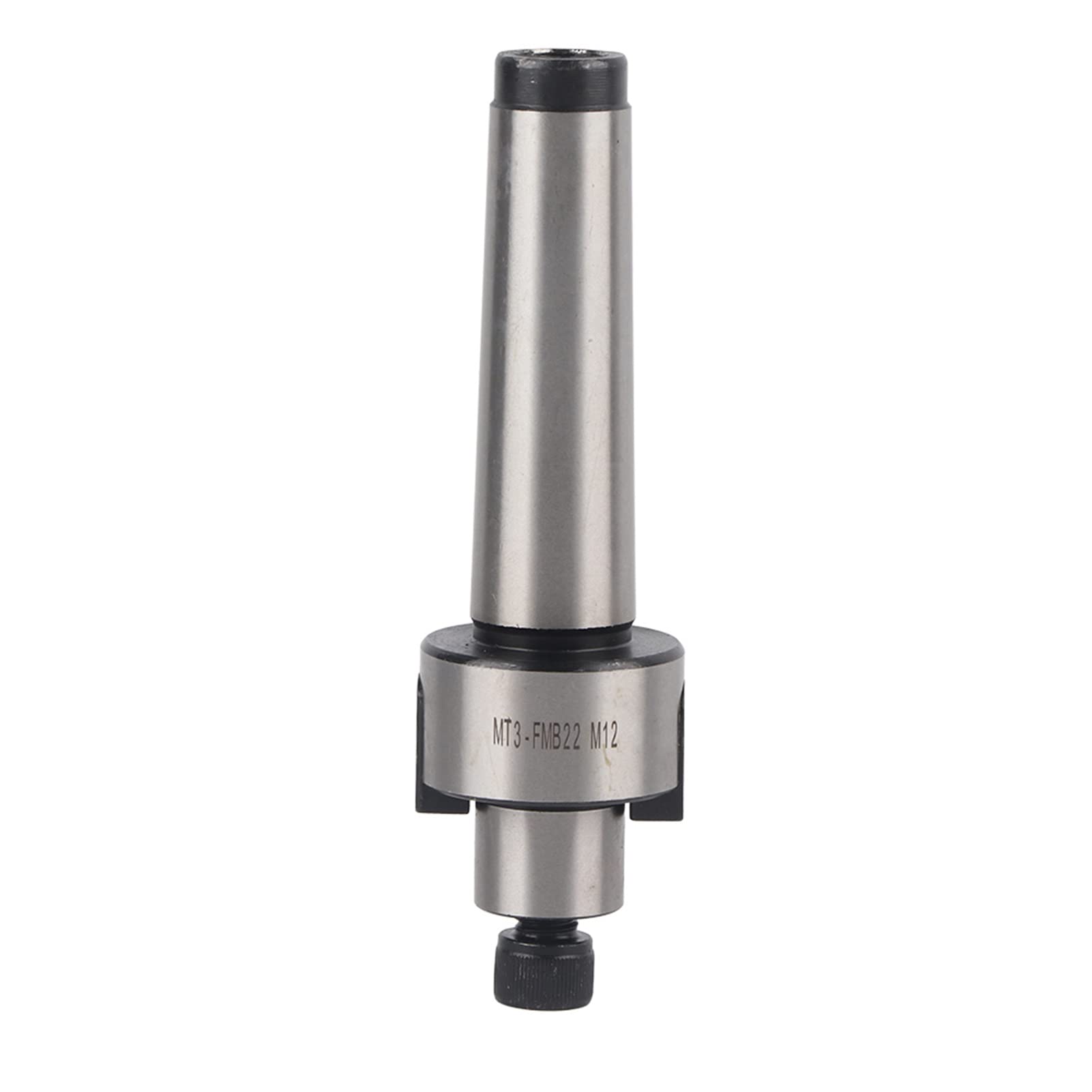 Fafeicy Soporte de Fresado Cónico M12 de Acero 138 mm Ranura 22 mm para Corte de Chapa Metálica MT3-FMB22