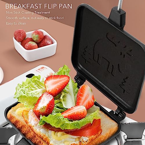 Poêle à sandwich pour petit-déjeuner croustillant et toasts express - 6