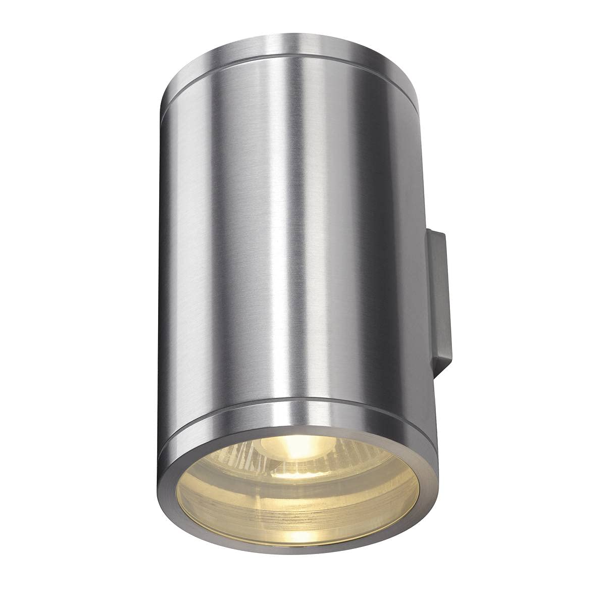 Rox Wall Out Up/Down Qpar11 Outdoor Wall Light Brushed Aluminium Max. 2X50W IP44 SLV Lighting