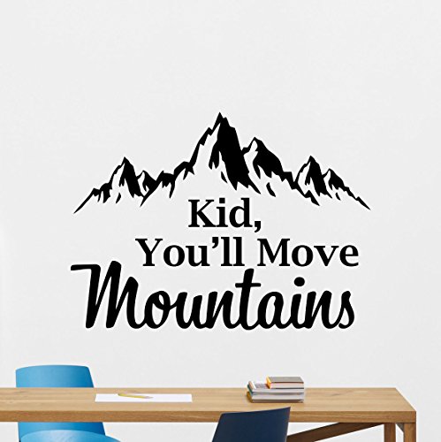 Vinilo Decorativo Baby Mountains Quote para Pared