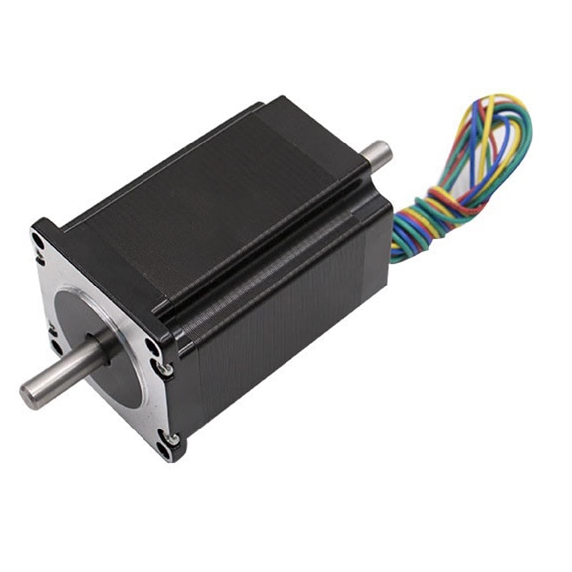 Driver Controller 1pc 1.8 Degree 57mm Flange Stepping Motor 2N.m 3A Nema 23 Step Motor 2 Phase 4 Wire 57x57x76mm Stepper Motor 8mm Dual Shaft CNC Machine