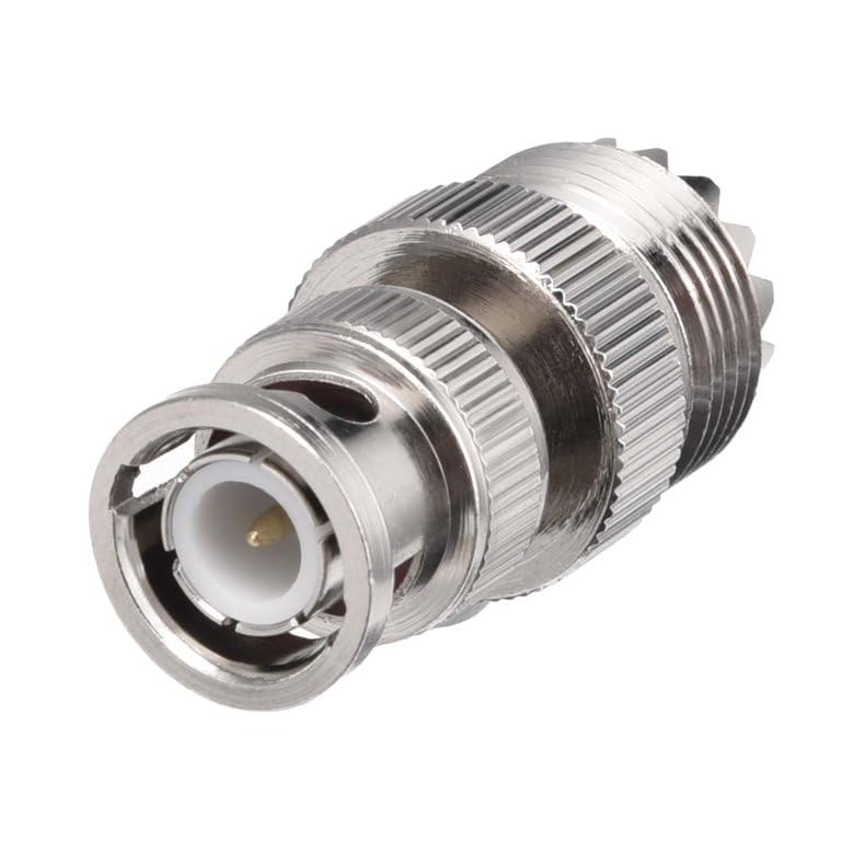 XpertTech BNC Male to UHF Female SO239 Adaptter Jack UHF to BNC RF coaxial Adapter Jointer Coax Cable Connector -1 Pc.-image-12