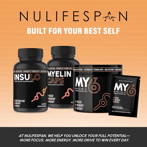 Image of Myelin-6, Sampler Pack, 10 Single Serve Packs, Focus Supplement & Brain Wellness with AlphaSize, Memory and Cognitive Function Support, Orange Tangerine Flavor, Gluten-Free, Non-GMO