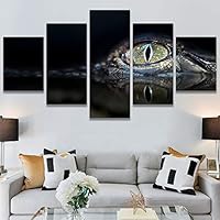 SIGNWIN 5 Panel Canvas Wall Art Coiling Around for Home Decorations Ready to Hang - 60
