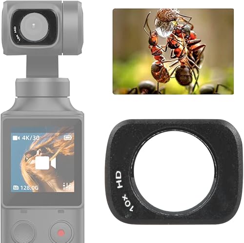 Junestar Lightweight Waterproof Scratch Resistant Magnetic Adsorption 10X Macro Lens Filter for FIMI Pocket Camera