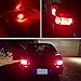 AUTOGINE 4 X Super Bright 9-30V 1156 1003 1141 7506 BA15S LED Bulbs 3014 54-EX Chipsets with Projector for Tail Lights Brake Lights, Brilliant Red