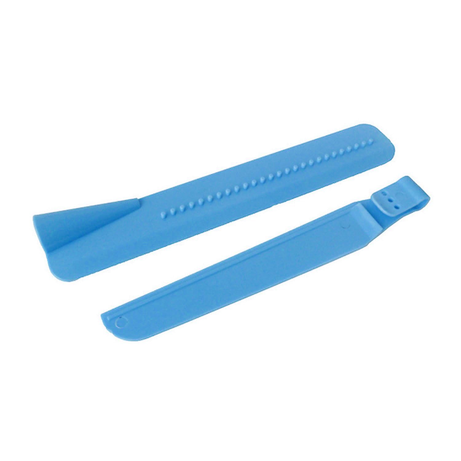 SYGA Cake Scraper Smoother Cake Leveler Fondant Plastic Tool (Blue)