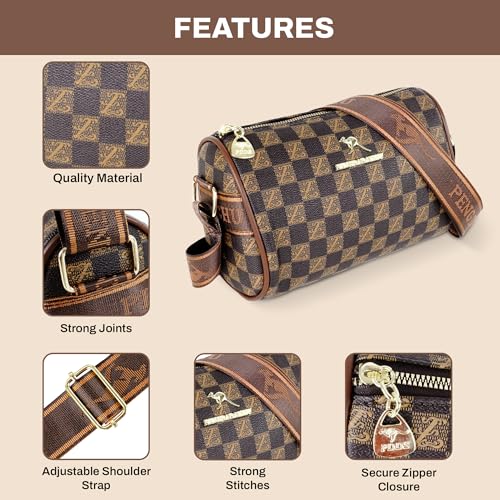 Image of Storite Women's Crossbody Sling Bag Travel Office One Side Shoulder Bag