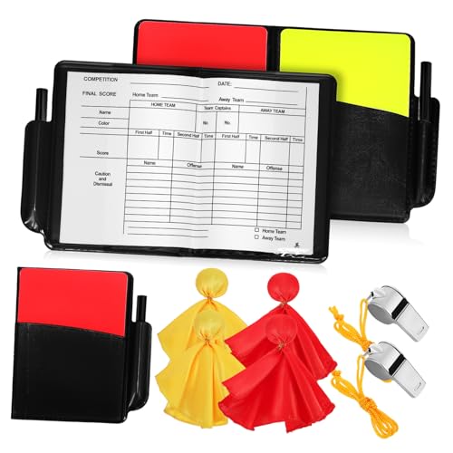 Kit Profesional de Árbitro de Fútbol con Silbato y Tarjetas miniatura 1