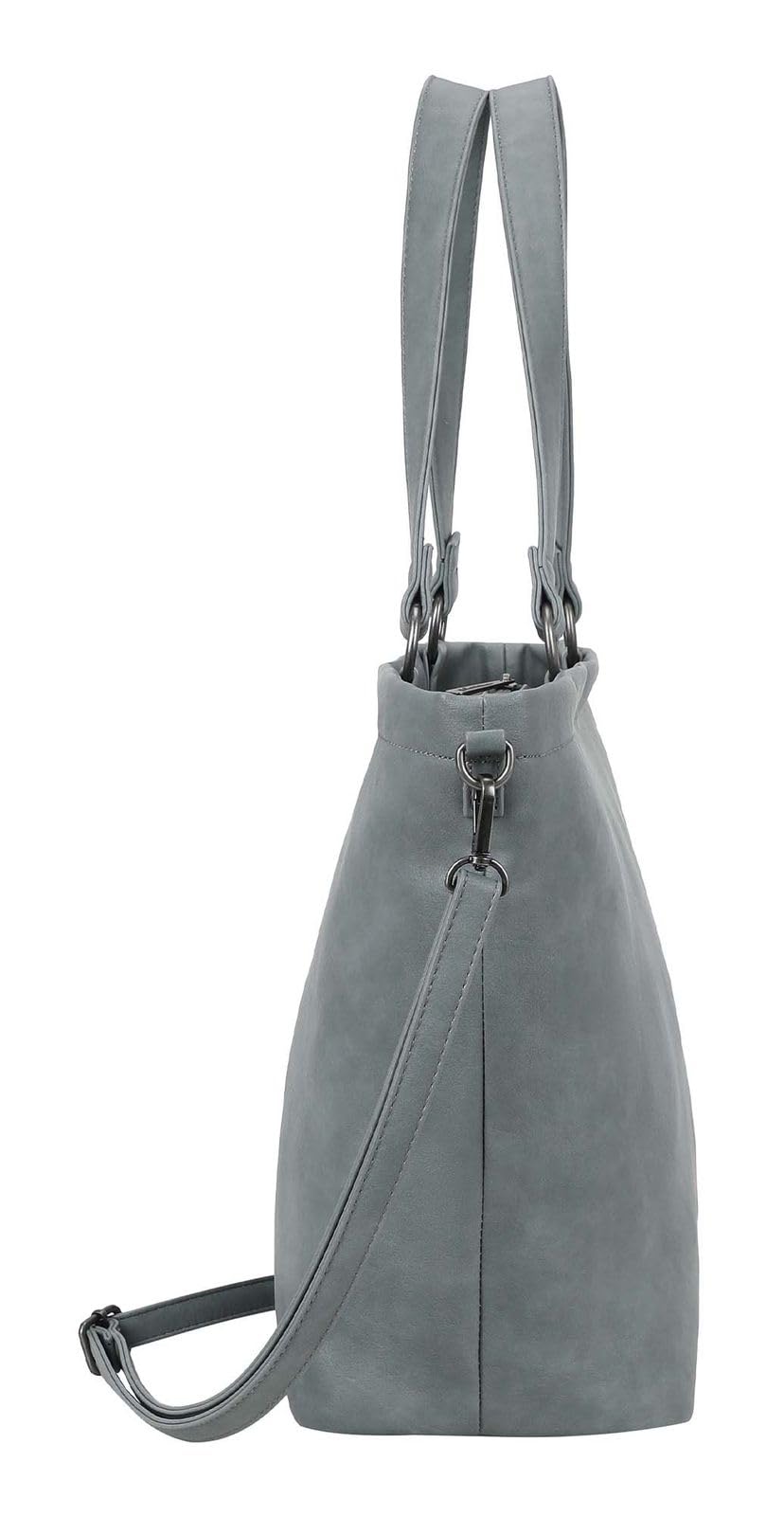 Fritzi aus Preussen Torba na ramię Lou Shopper Blue-Grey niebiesko-szara