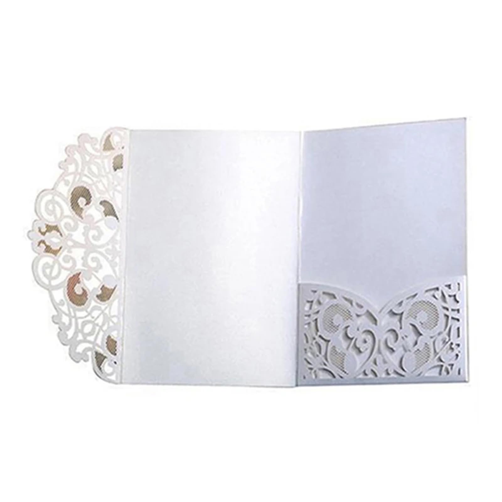 Tarjeta de boda personalizada, Wedding Invitation Cards Multicolor 50 pcs For Weddings Birthdays Parties(Red)