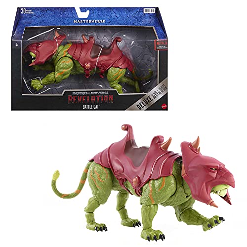 Masters of the Universe GYV18 - Masterverse Battle Cat, ca. 35 cm große MOTU Actionfigur zum Spielen und Sammeln, für…