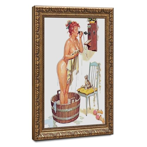 Impression sur toile Duane Bryers Hilda haut de gamme tableau suspendu salon et bureau