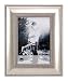 Kiera Grace Wilson Picture Frame, 5  by  7 Inch , Brushed Silver with Embossed Motif