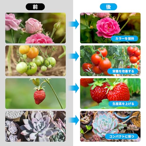 LAPOND 植物育成ライト led 水耕栽培ランプ 室内栽培 30W 3ヘッドライト の商品画像 4