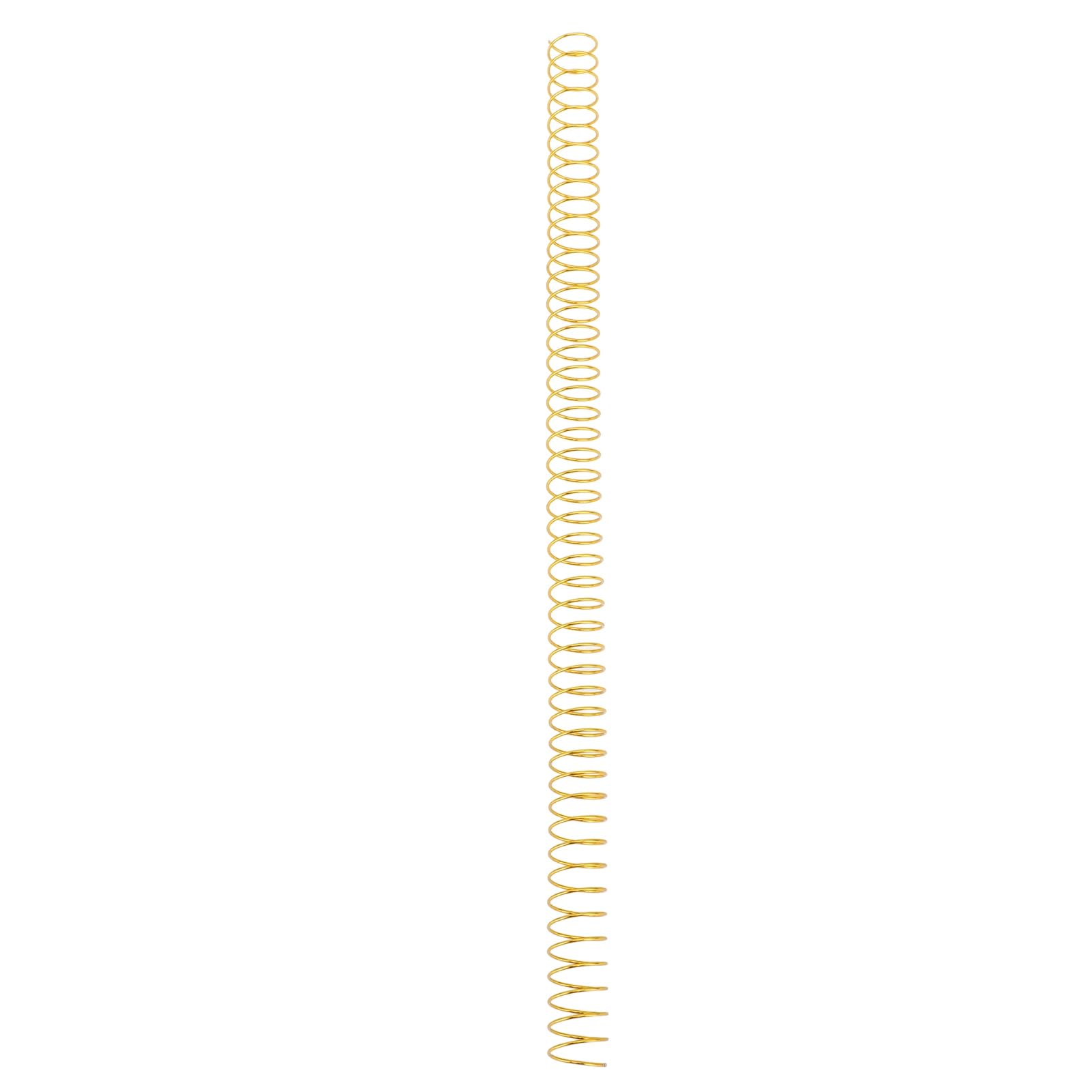 Cocoarm Bobine per Rilegatura a Spirale da 100 Pezzi, Ferro con Rapporto 4:1, capacità di 115 Fogli per Carta A4 e Rilegatura di Documenti (GOLD)